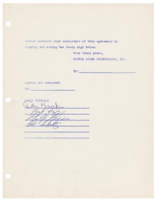 Lot #5248 Bob Seger System Twice-Signed 1969 Document - Image 2