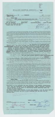 Lot #5223 Sonny and Cher: Sonny Bono (2) Signed Documents - Image 1