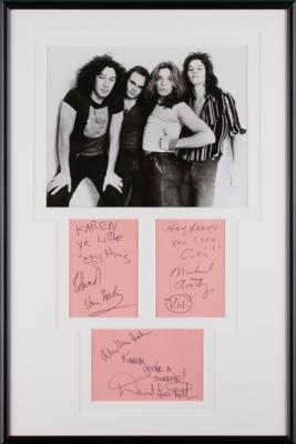 Lot #5250 Van Halen Signatures - Image 1