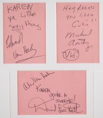 Lot #5250 Van Halen Signatures - Image 2