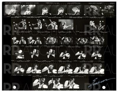 Lot #5241 Fleetwood Mac Archive of (22) Contact Sheet Photographs by Sam Emerson - Image 14
