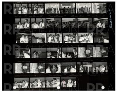 Lot #5241 Fleetwood Mac Archive of (22) Contact Sheet Photographs by Sam Emerson - Image 15
