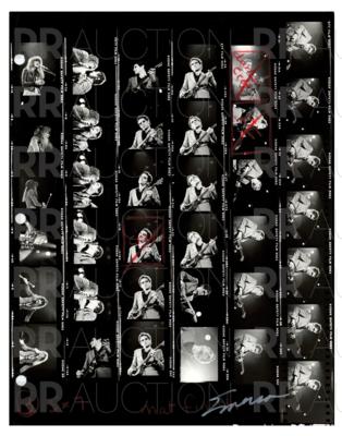 Lot #5241 Fleetwood Mac Archive of (22) Contact Sheet Photographs by Sam Emerson - Image 17