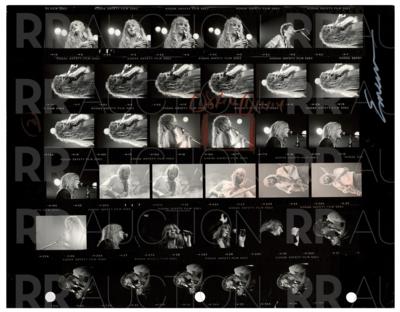 Lot #5241 Fleetwood Mac Archive of (22) Contact Sheet Photographs by Sam Emerson - Image 22