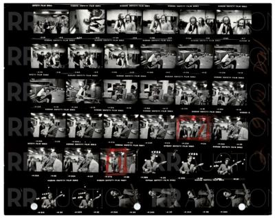 Lot #5241 Fleetwood Mac Archive of (22) Contact Sheet Photographs by Sam Emerson - Image 5