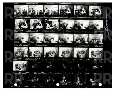 Lot #5241 Fleetwood Mac Archive of (22) Contact Sheet Photographs by Sam Emerson - Image 6