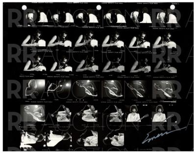 Lot #5241 Fleetwood Mac Archive of (22) Contact Sheet Photographs by Sam Emerson - Image 9