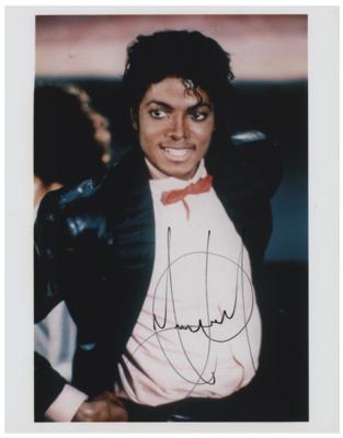 Lot #5397 Michael Jackson Signed Photograph