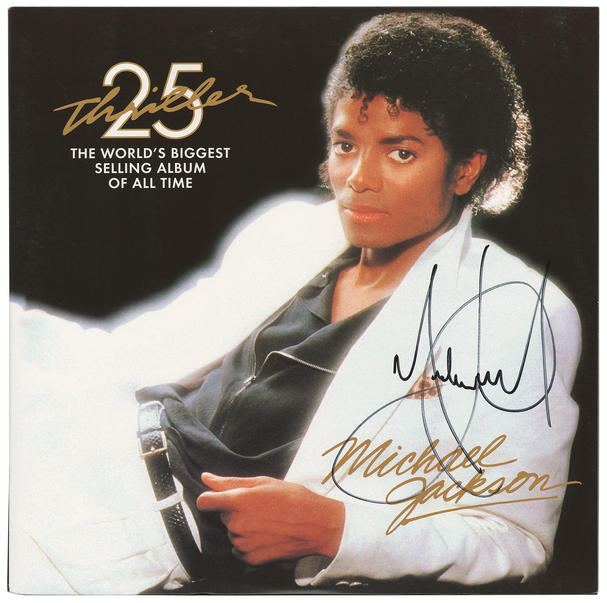 Lot #5396 Michael Jackson Signed Album