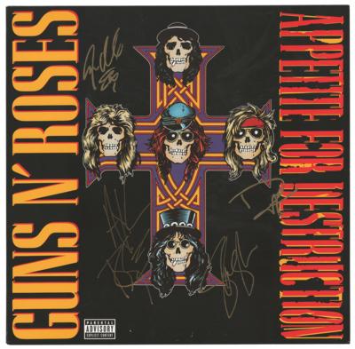 Lot #5379 Guns N' Roses Signed Album