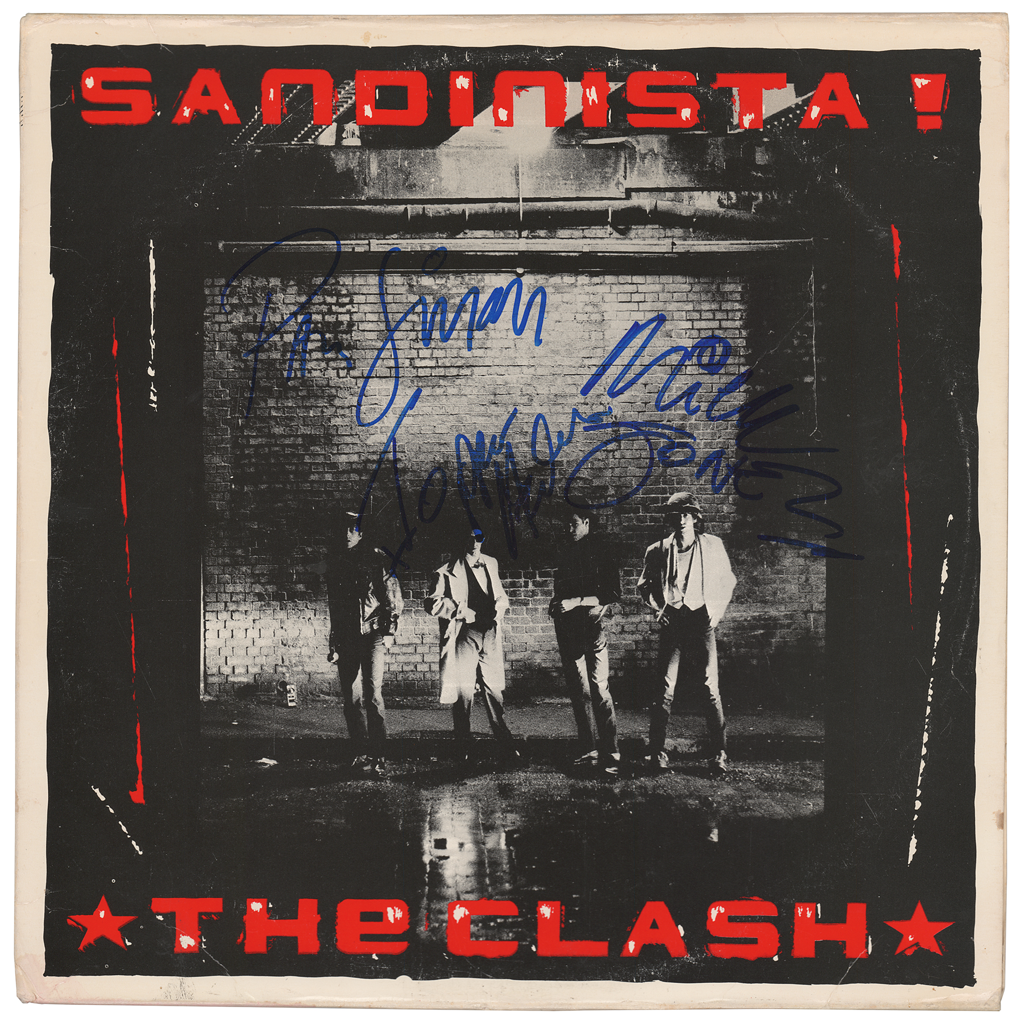 Lot #5364 The Clash Signed Album