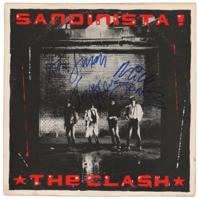 Lot #5364 The Clash Signed Album