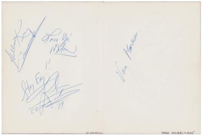 Lot #5220 Van Morrison and The Commodores Signatures