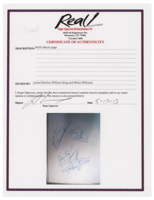 Lot #5220 Van Morrison and The Commodores Signatures - Image 2