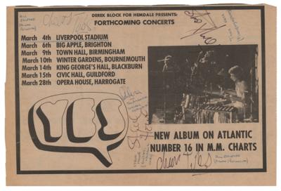 Lot #5322 Yes Signed Newspaper Ad