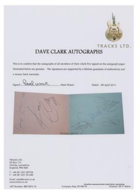 Lot #5202 Dave Clark Five Signatures - Image 2