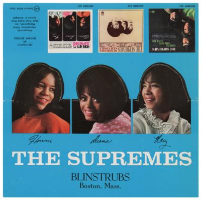 Lot #5225 The Supremes Signed Promo Stand-Up - Image 2