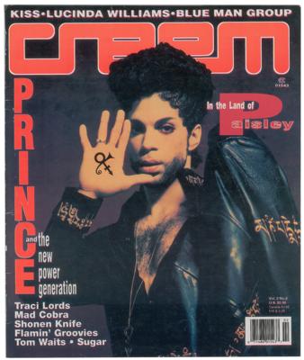 Lot #5425 Prince's Personally-Owned Pair of Creem Magazines