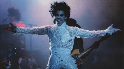 Lot #5452 Prince's Stage-Worn Purple Rain Tour Lace Shirt with Cufflinks - Image 10