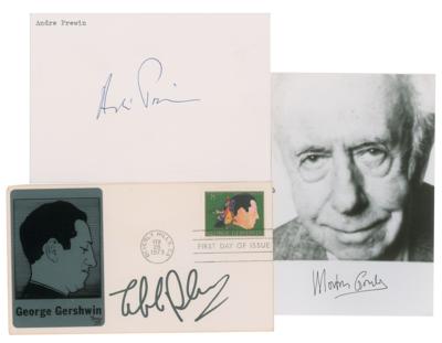 Lot #862 Classical Musicians (3) Signed Items - Image 1