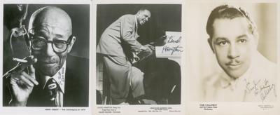 Lot #874 Jazz Musicians (3) Signed Photographs - Image 1