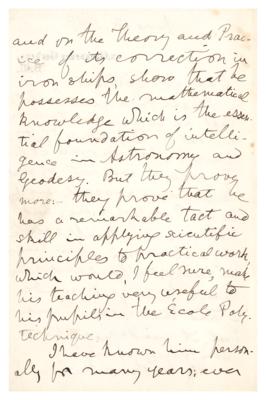 Lot #484 William Thomson, 1st Baron Kelvin Autograph Letter Signed - Image 2