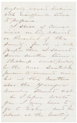 Lot #606 William T. Sherman Autograph Letter Signed - Image 3