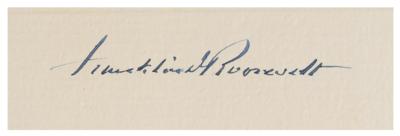 Lot #203 Franklin D. Roosevelt Signed Book - Image 3