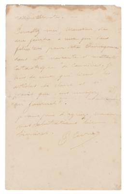 Lot #296 Pierre Curie Autograph Letter Signed - Image 2
