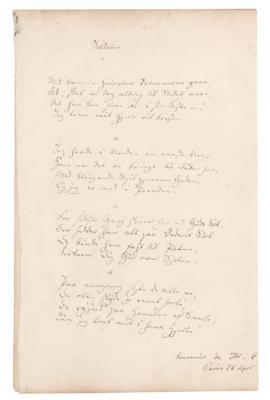 Lot #782 Hans Christian Andersen Autograph Manuscript Signed - Image 2