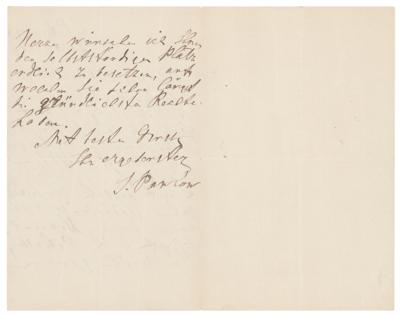 Lot #309 Ivan Pavlov Autograph Letter Signed - Image 2