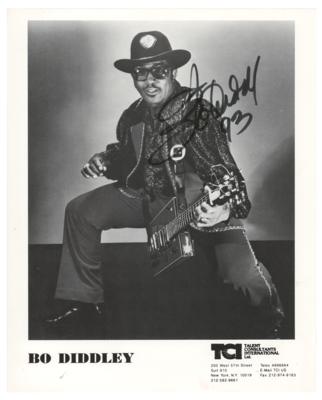 Lot #891 Bo Diddley Signed Photograph - Image 1