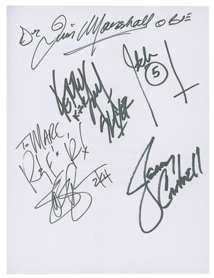 Lot #905 Jim Marshall, Slash, Jerry Cantrell, Kerry King Signed Book  - Image 2