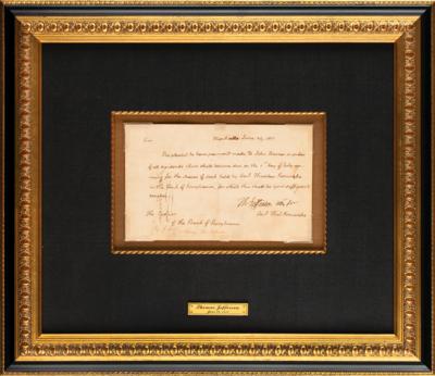 Lot #7 Thomas Jefferson Autograph Letter Signed - Image 2