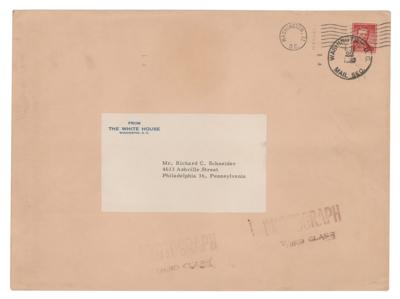 Lot #415 Kennedy Assassination: White House Mailing Envelope from November 22, 1963 - Image 1