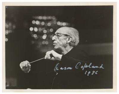 Lot #863 Aaron Copland Signed Photograph and FDC - Image 2