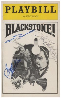 Lot #963 Harry Blackstone, Sr. and Jr. Signed Check and Playbill - Image 1