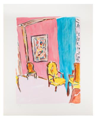 Lot #848 Bob Dylan Signed 'Three Chairs' Giclee Print