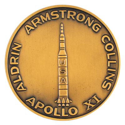 Lot #692 Al Worden's Apollo 11 Bronze Medal - Image 2