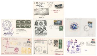 Lot #696 Al Worden's Collection of (7) Apollo 15 Covers - Image 2