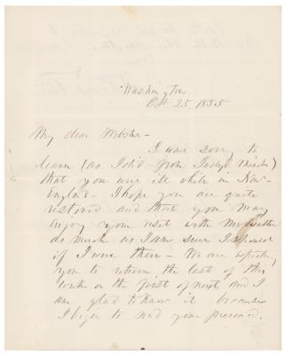 Lot #195 Franklin Pierce Autograph Letter Signed as President - Image 1
