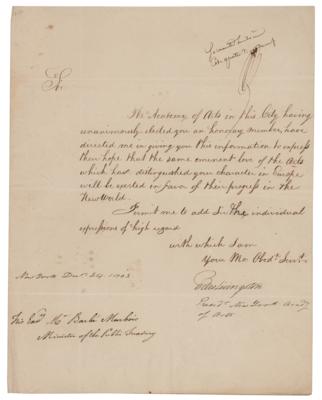 Lot #432 Edward Livingston Letter Signed - Image 1