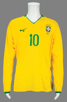 Lot #1108 Soccer: Ronaldinho Match-Worn Jersey - Image 1