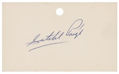 Lot #1098 Satchel Paige Signature