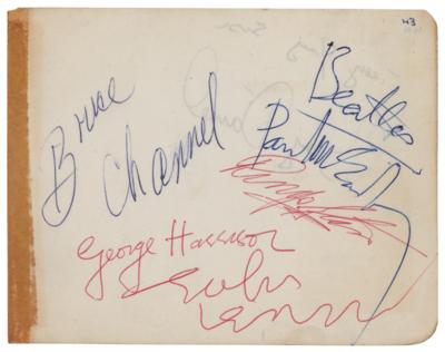 Lot #843 Beatles and Bruce Channel Signatures