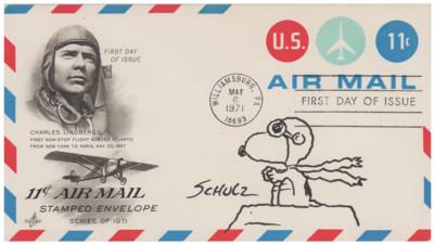 Lot #747 Charles Schulz Original Sketch of Snoopy