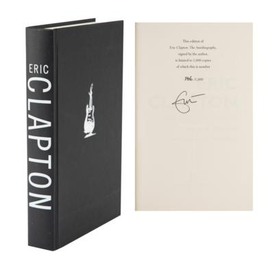 Lot #888 Eric Clapton Signed Book