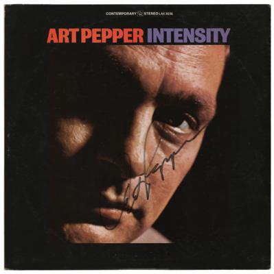 Lot #876 Art Pepper Signed Album and Autograph Letter Signed - Image 1