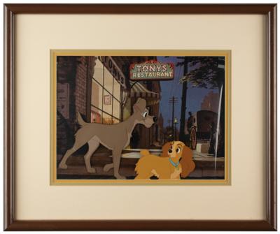 Lot #771 Lady and Tramp production cels from Lady and the Tramp