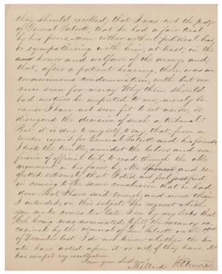 Lot #125 Millard Fillmore Letter Signed as President - Image 2